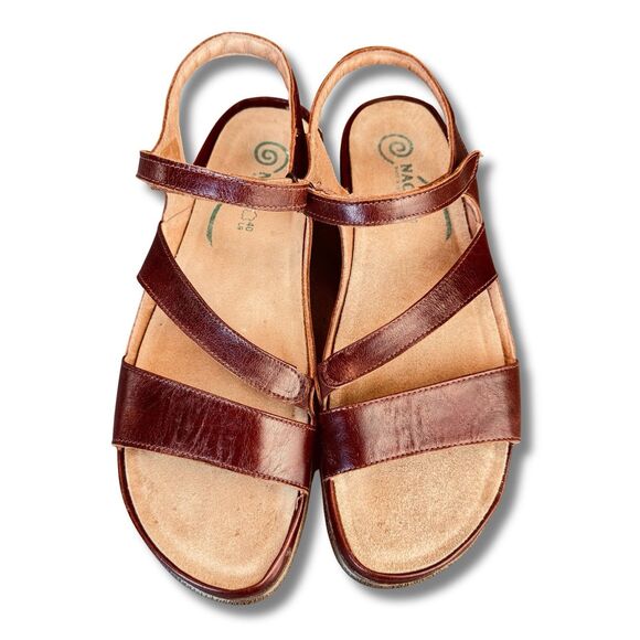 Naot Etera Sandals Women’s EU 40 US 9 Brown Leather Comfort Slingback - Picture 4 of 12